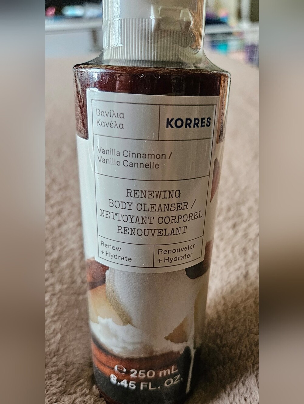 KORRES Vanilla Cinnamon Renewing Body Cleanser